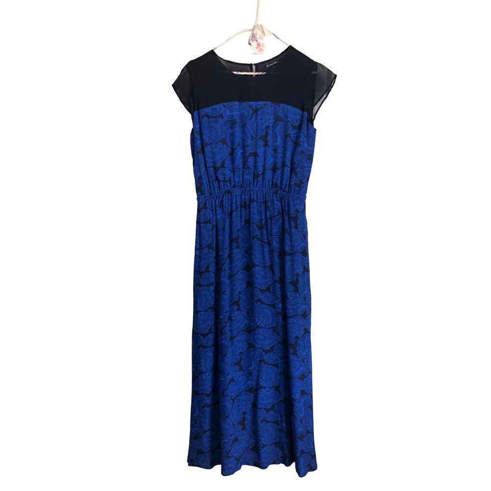 Madewell Broadway and Broome Bluebell Paisley Maxi Dress Size 2